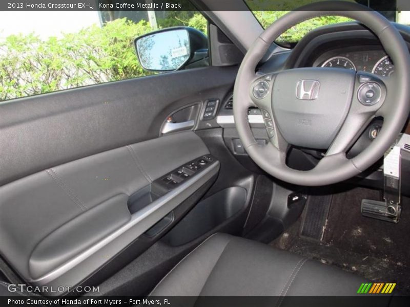 Kona Coffee Metallic / Black 2013 Honda Crosstour EX-L