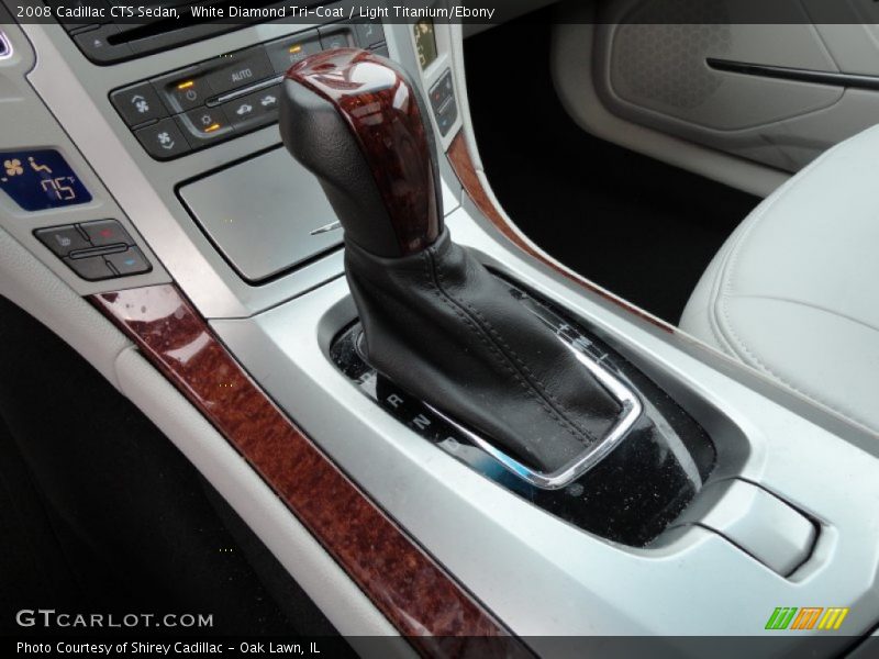 White Diamond Tri-Coat / Light Titanium/Ebony 2008 Cadillac CTS Sedan