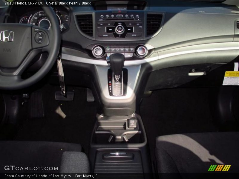 Crystal Black Pearl / Black 2013 Honda CR-V LX