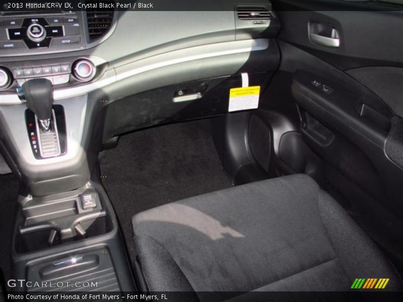 Crystal Black Pearl / Black 2013 Honda CR-V LX