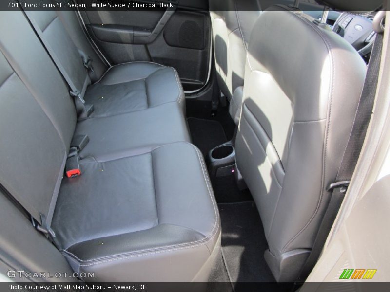 White Suede / Charcoal Black 2011 Ford Focus SEL Sedan
