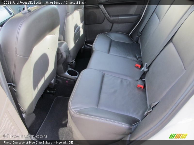 White Suede / Charcoal Black 2011 Ford Focus SEL Sedan
