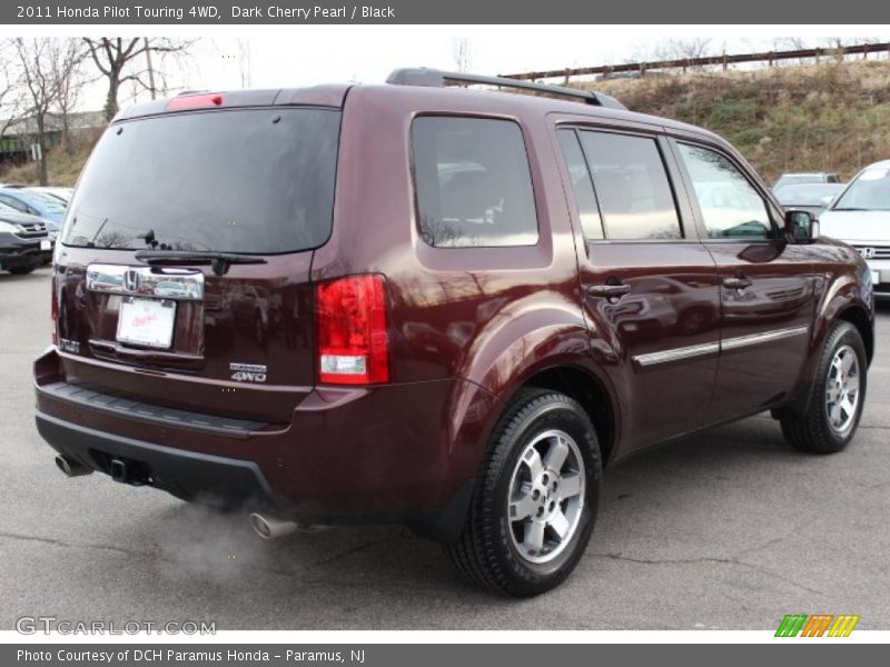 Dark Cherry Pearl / Black 2011 Honda Pilot Touring 4WD