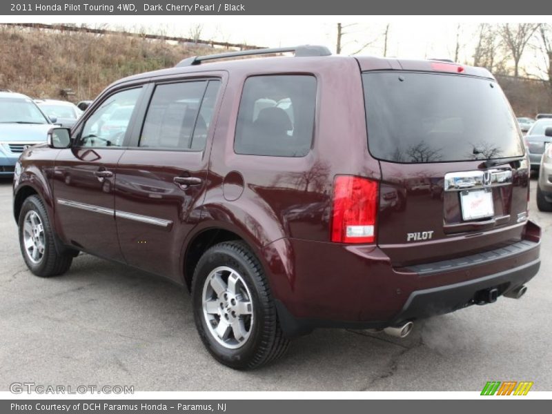 Dark Cherry Pearl / Black 2011 Honda Pilot Touring 4WD
