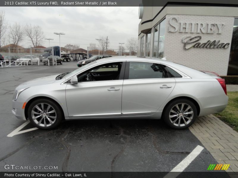 Radiant Silver Metallic / Jet Black 2013 Cadillac XTS Luxury FWD