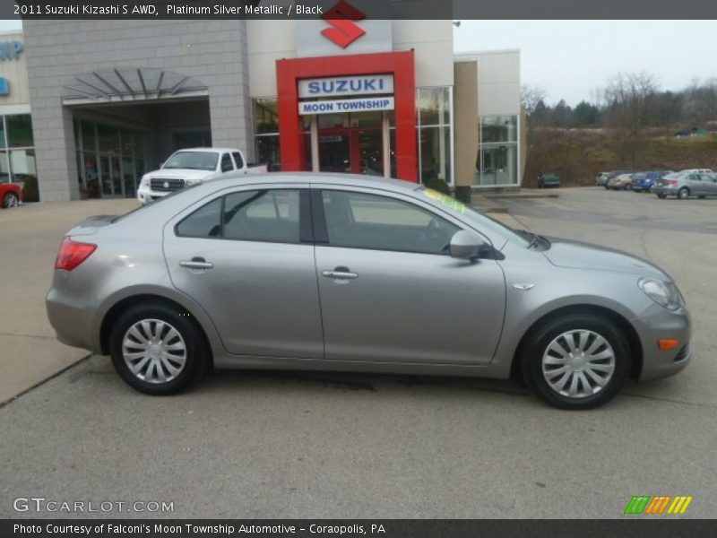 Platinum Silver Metallic / Black 2011 Suzuki Kizashi S AWD