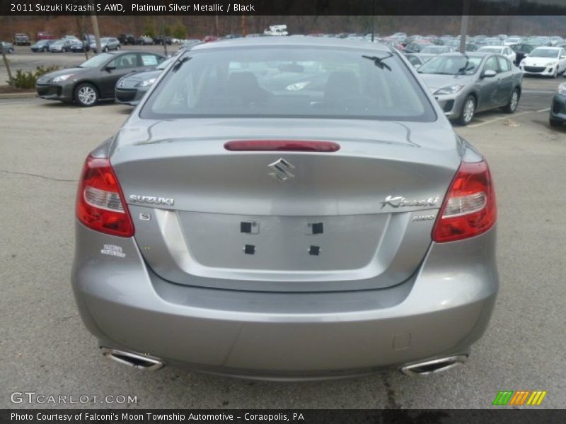 Platinum Silver Metallic / Black 2011 Suzuki Kizashi S AWD