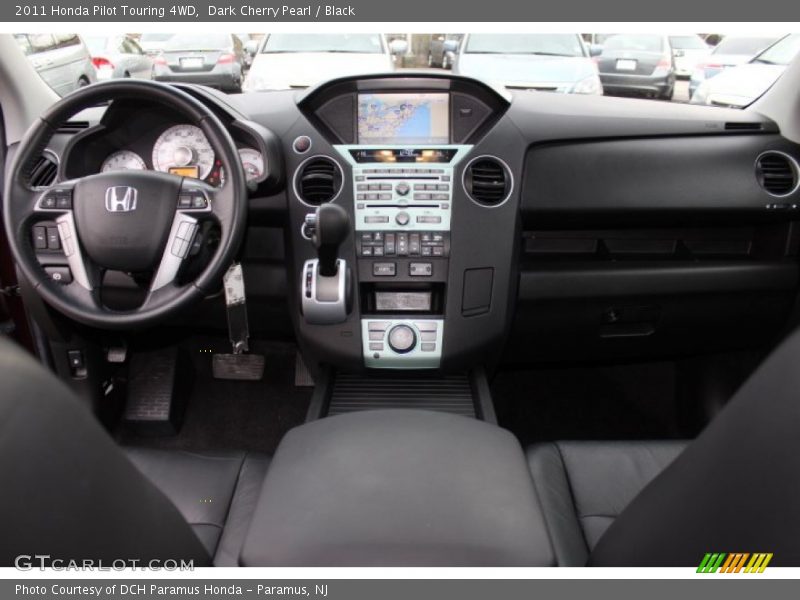 Dark Cherry Pearl / Black 2011 Honda Pilot Touring 4WD