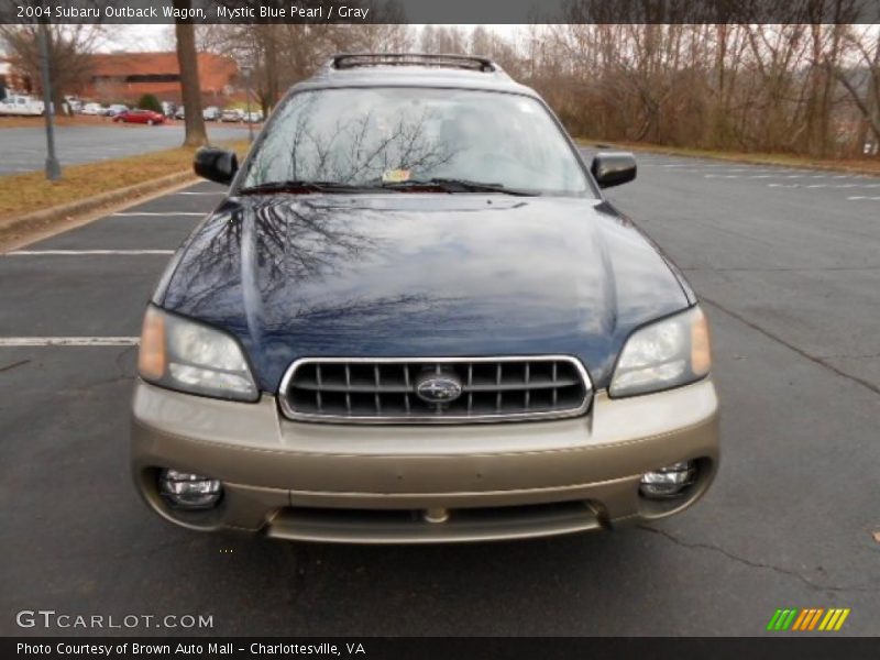 Mystic Blue Pearl / Gray 2004 Subaru Outback Wagon