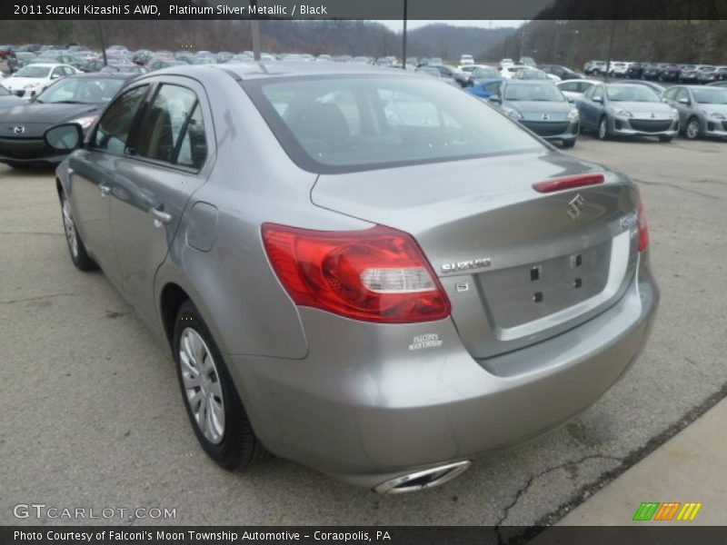 Platinum Silver Metallic / Black 2011 Suzuki Kizashi S AWD