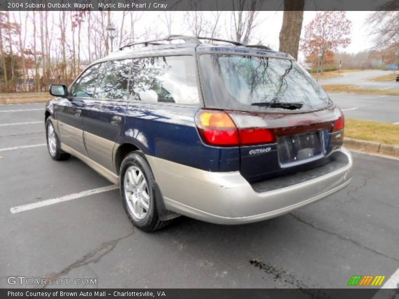 Mystic Blue Pearl / Gray 2004 Subaru Outback Wagon