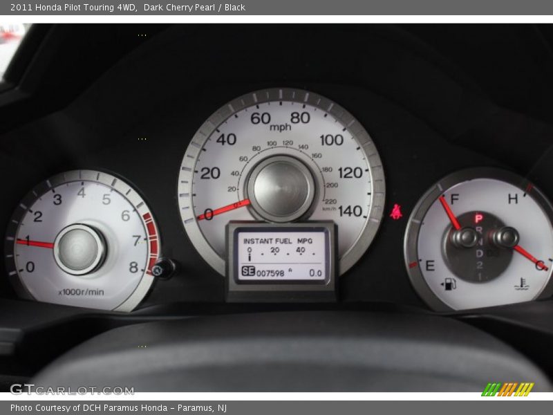 Dark Cherry Pearl / Black 2011 Honda Pilot Touring 4WD