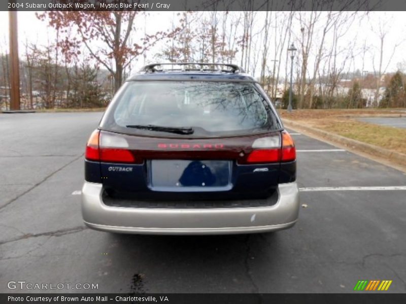 Mystic Blue Pearl / Gray 2004 Subaru Outback Wagon