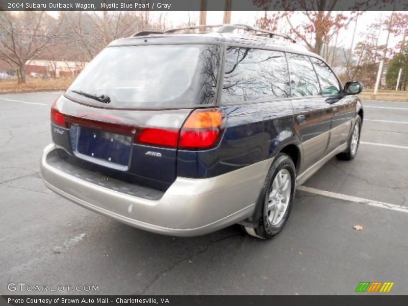Mystic Blue Pearl / Gray 2004 Subaru Outback Wagon