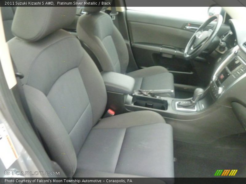 Platinum Silver Metallic / Black 2011 Suzuki Kizashi S AWD