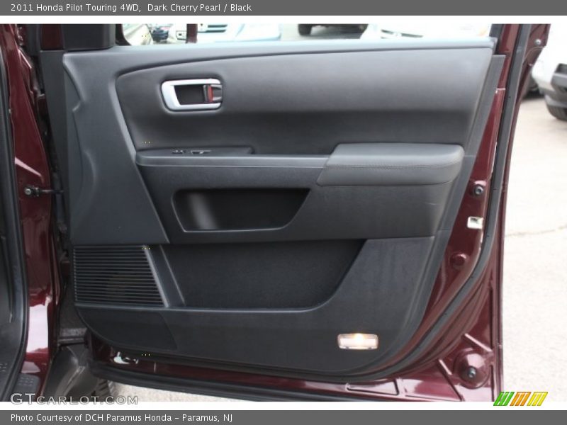 Dark Cherry Pearl / Black 2011 Honda Pilot Touring 4WD