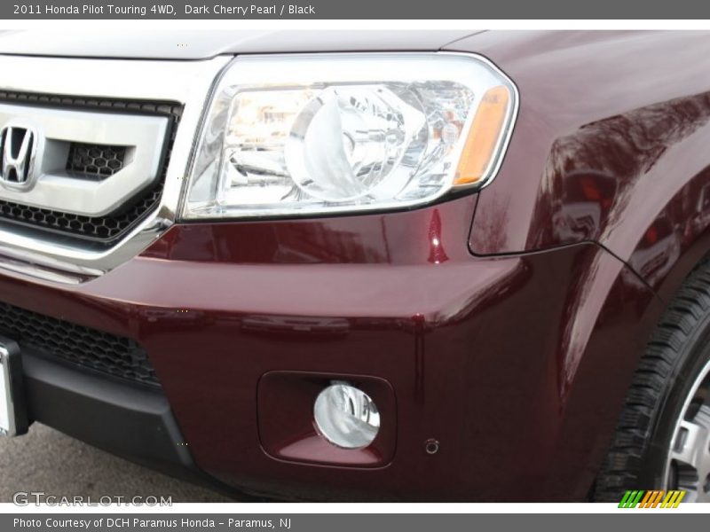 Dark Cherry Pearl / Black 2011 Honda Pilot Touring 4WD