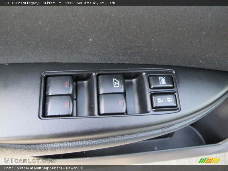 Steel Silver Metallic / Off-Black 2011 Subaru Legacy 2.5i Premium