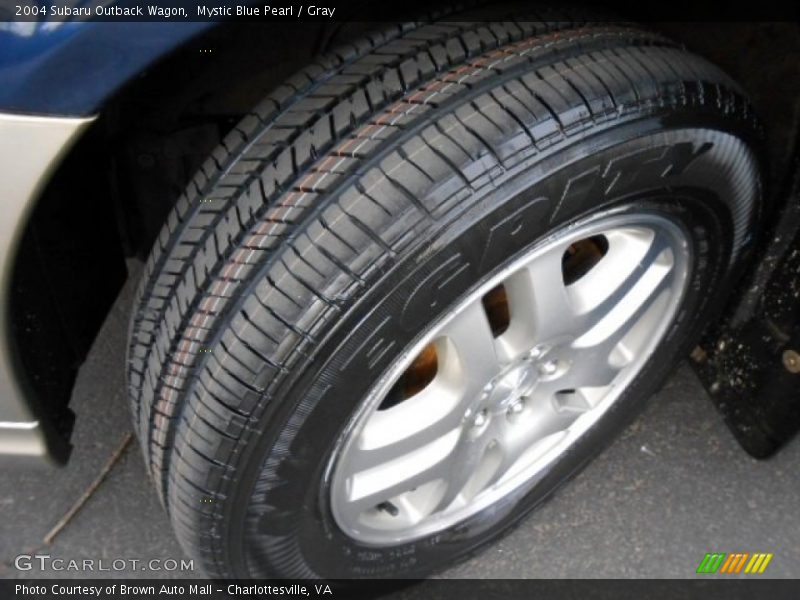 Mystic Blue Pearl / Gray 2004 Subaru Outback Wagon