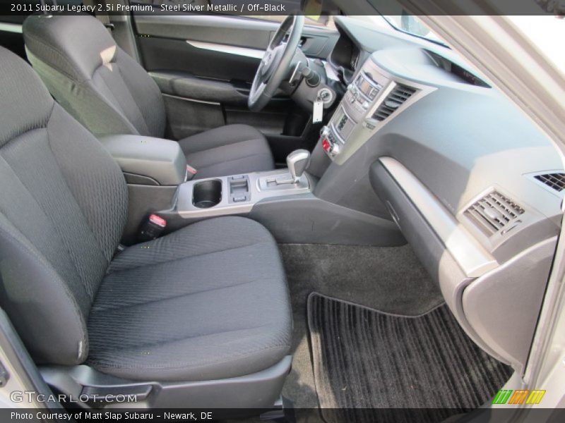 Steel Silver Metallic / Off-Black 2011 Subaru Legacy 2.5i Premium