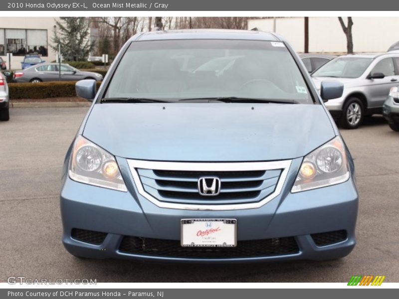 Ocean Mist Metallic / Gray 2010 Honda Odyssey EX-L
