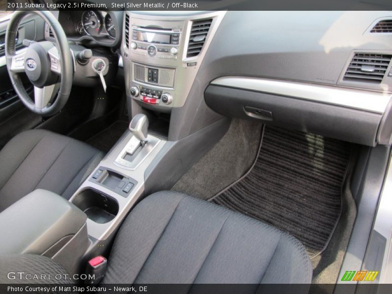 Steel Silver Metallic / Off-Black 2011 Subaru Legacy 2.5i Premium