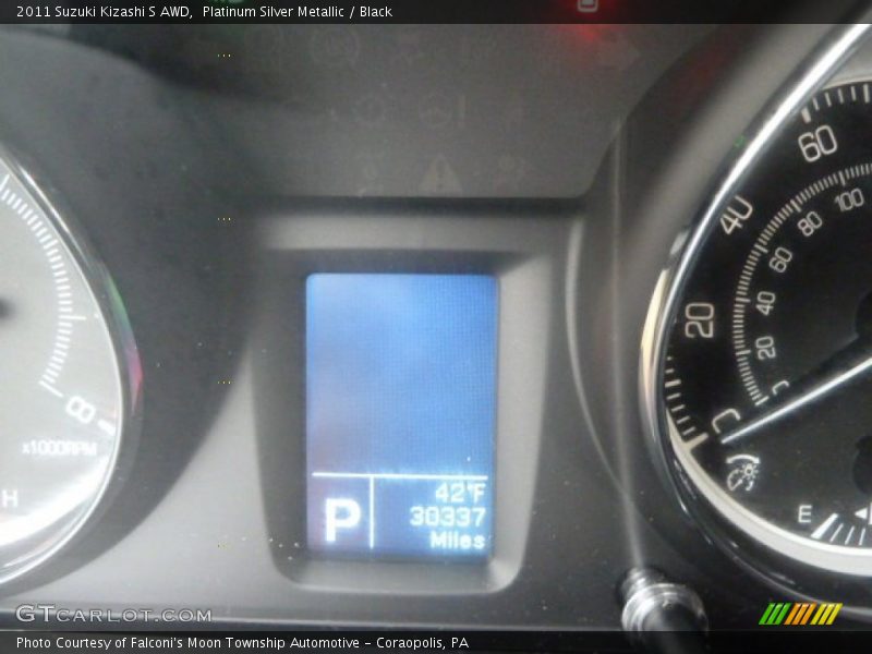 Platinum Silver Metallic / Black 2011 Suzuki Kizashi S AWD