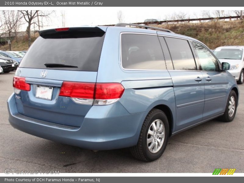 Ocean Mist Metallic / Gray 2010 Honda Odyssey EX-L