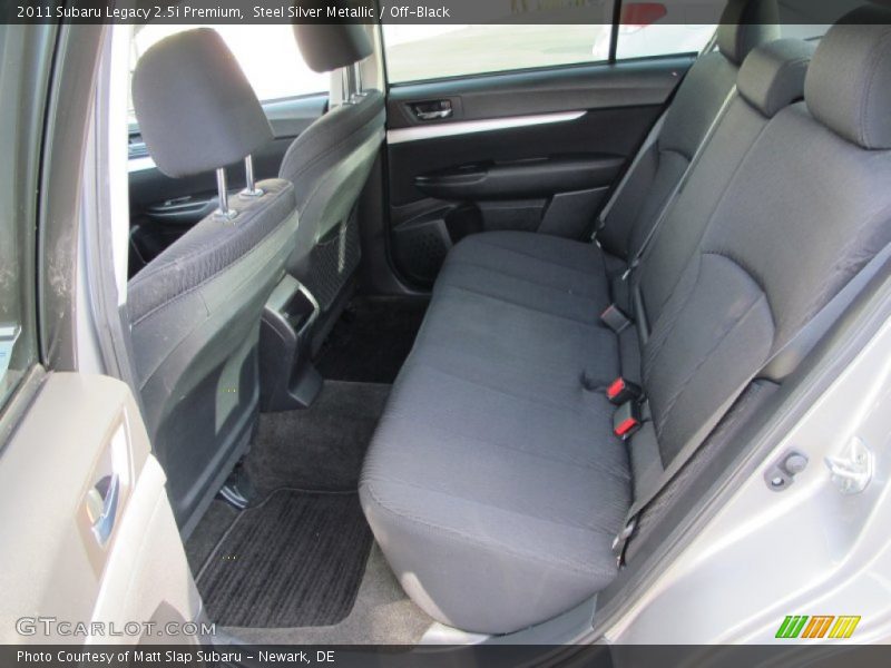 Steel Silver Metallic / Off-Black 2011 Subaru Legacy 2.5i Premium