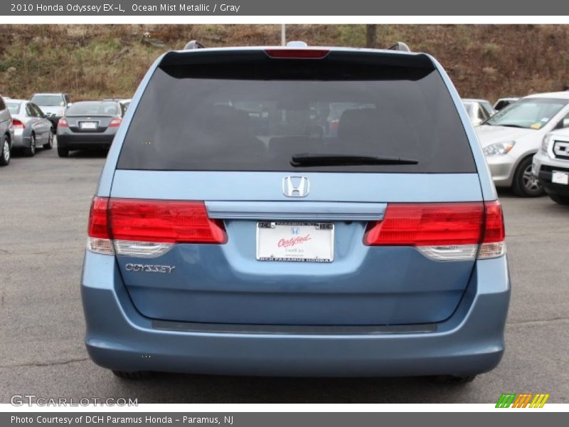 Ocean Mist Metallic / Gray 2010 Honda Odyssey EX-L