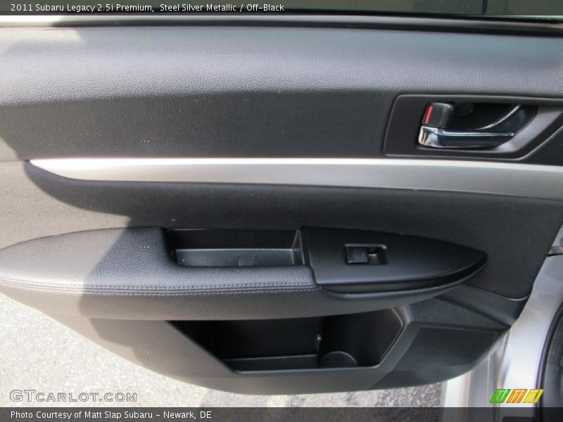 Steel Silver Metallic / Off-Black 2011 Subaru Legacy 2.5i Premium