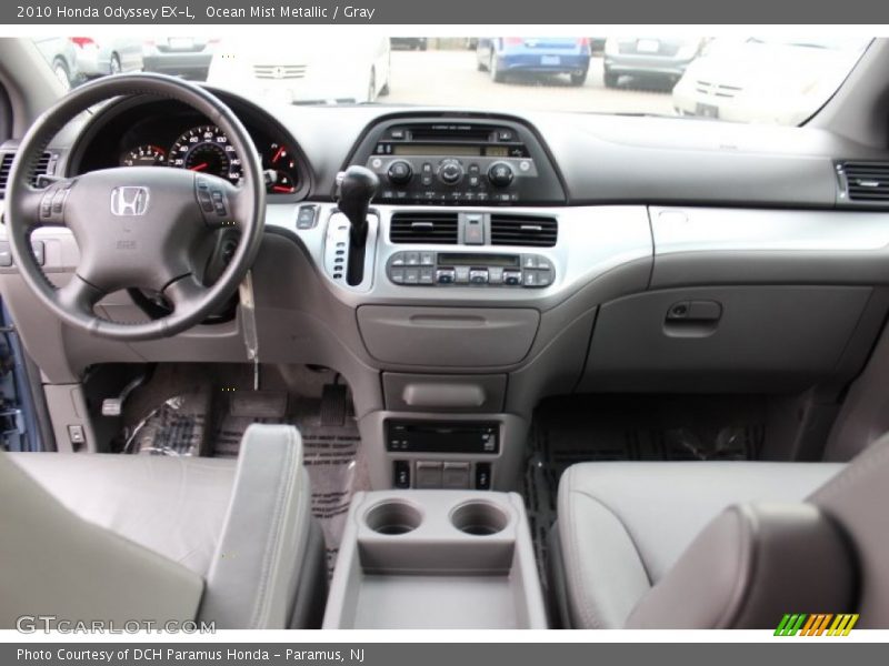 Ocean Mist Metallic / Gray 2010 Honda Odyssey EX-L