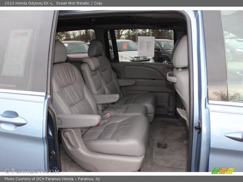 Ocean Mist Metallic / Gray 2010 Honda Odyssey EX-L