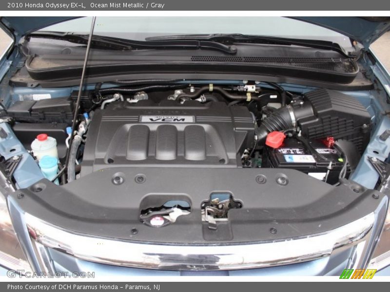 Ocean Mist Metallic / Gray 2010 Honda Odyssey EX-L