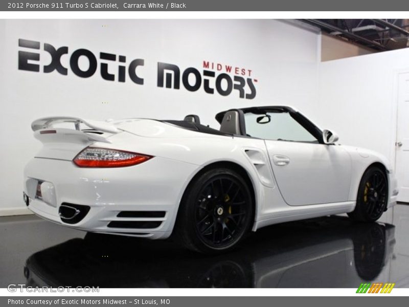 Carrara White / Black 2012 Porsche 911 Turbo S Cabriolet