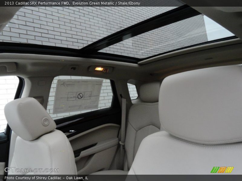 Evolution Green Metallic / Shale/Ebony 2013 Cadillac SRX Performance FWD
