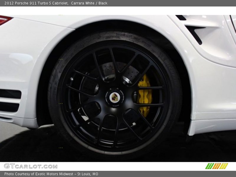Carrara White / Black 2012 Porsche 911 Turbo S Cabriolet