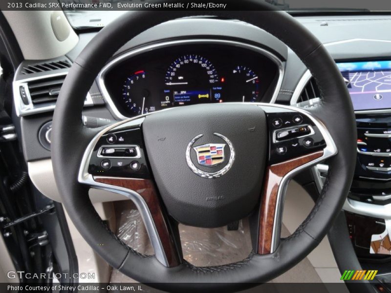 Evolution Green Metallic / Shale/Ebony 2013 Cadillac SRX Performance FWD