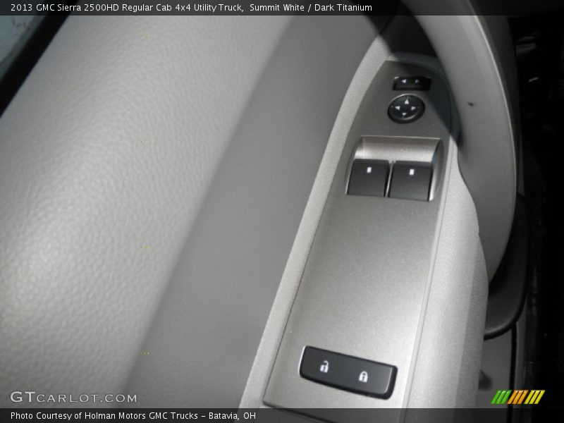 Summit White / Dark Titanium 2013 GMC Sierra 2500HD Regular Cab 4x4 Utility Truck