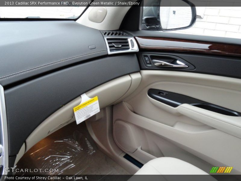 Evolution Green Metallic / Shale/Ebony 2013 Cadillac SRX Performance FWD
