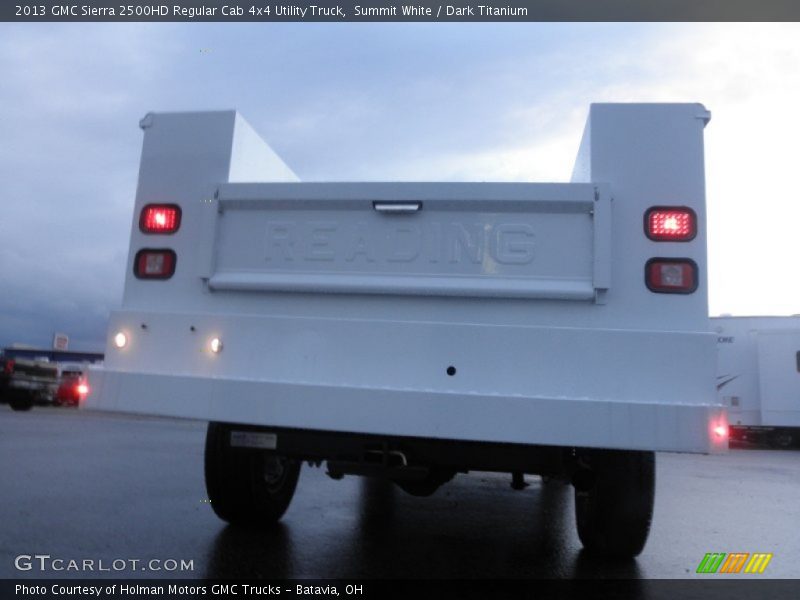 Summit White / Dark Titanium 2013 GMC Sierra 2500HD Regular Cab 4x4 Utility Truck