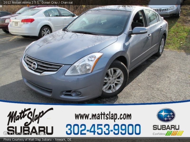 Ocean Gray / Charcoal 2012 Nissan Altima 2.5 S