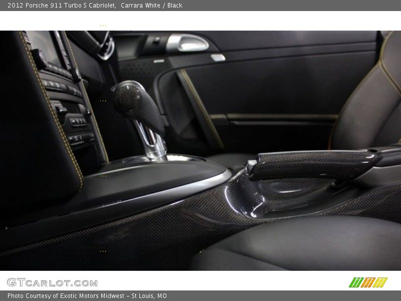 Carrara White / Black 2012 Porsche 911 Turbo S Cabriolet