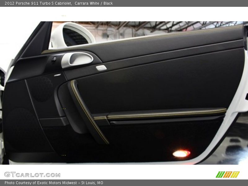 Carrara White / Black 2012 Porsche 911 Turbo S Cabriolet