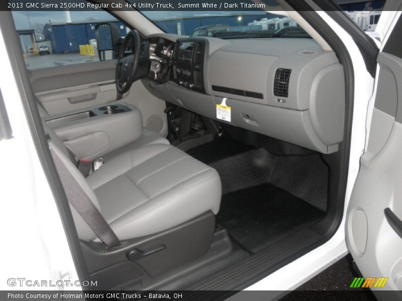 Summit White / Dark Titanium 2013 GMC Sierra 2500HD Regular Cab 4x4 Utility Truck