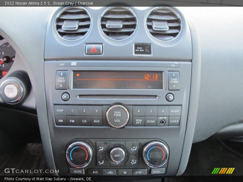 Ocean Gray / Charcoal 2012 Nissan Altima 2.5 S