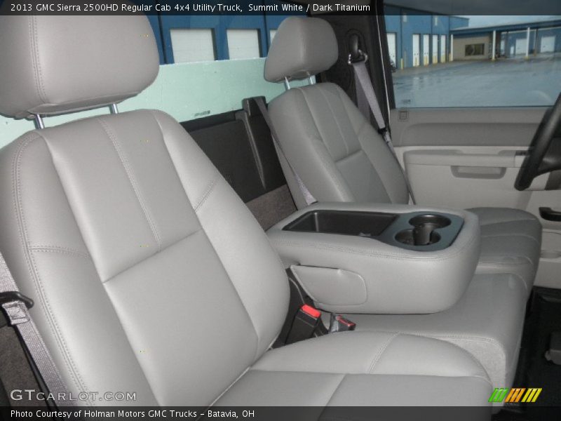 Summit White / Dark Titanium 2013 GMC Sierra 2500HD Regular Cab 4x4 Utility Truck