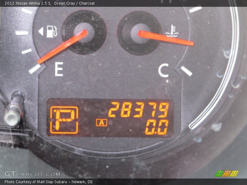 Ocean Gray / Charcoal 2012 Nissan Altima 2.5 S