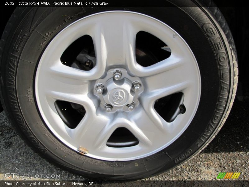Pacific Blue Metallic / Ash Gray 2009 Toyota RAV4 4WD