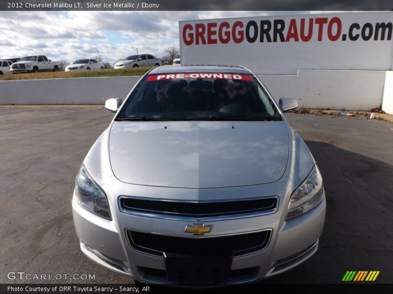 Silver Ice Metallic / Ebony 2012 Chevrolet Malibu LT